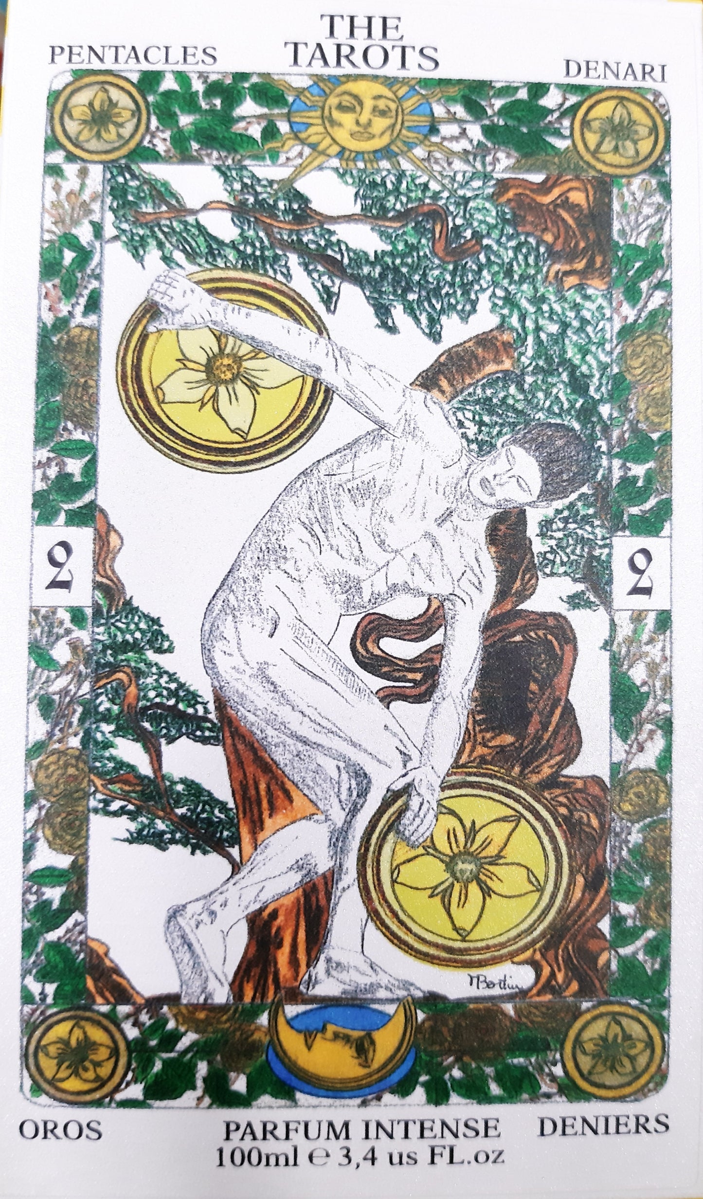 TWO OF PENTACLES, DUE DI DENARI