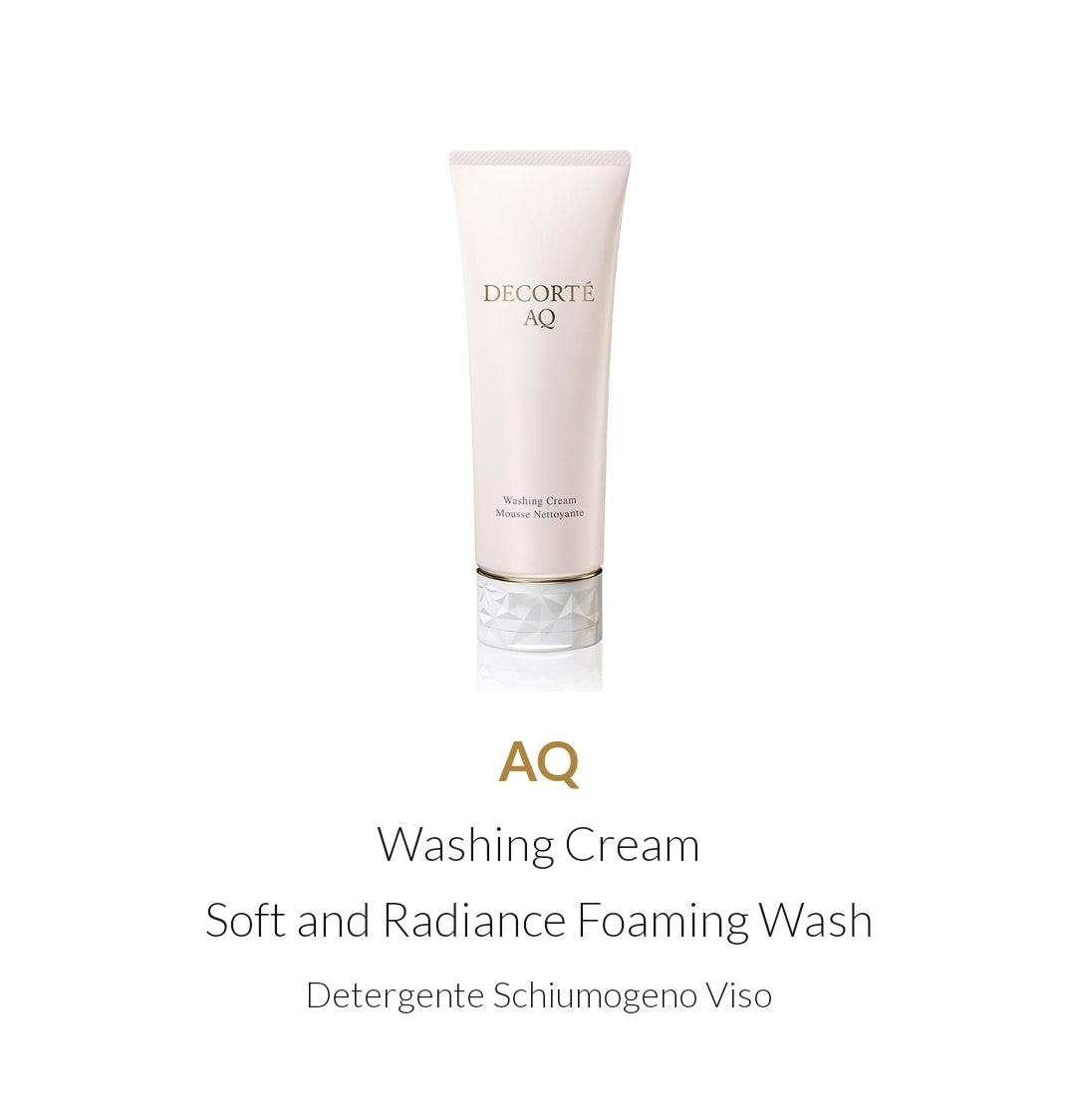 AQ Soft & Radiance Foaming Face Wash 125ml