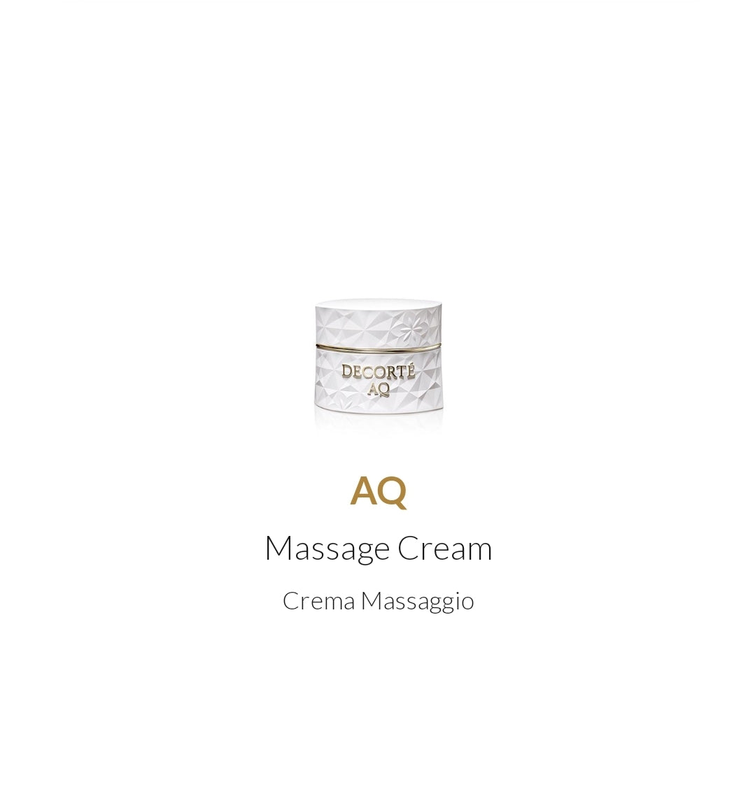 AQ Massage Cream 100ml